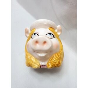 Vintage Sigma Miss Piggy Ceramic Mug‎ Cup Jim Henson Muppet Taste Setter 14 Oz.
